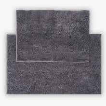 Load image into Gallery viewer, Two Piece Chenille Bath Mat Set