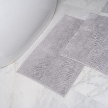 Load image into Gallery viewer, Two Piece Chenille Bath Mat Set