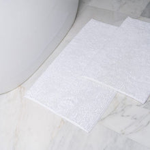 Load image into Gallery viewer, Two Piece Chenille Bath Mat Set