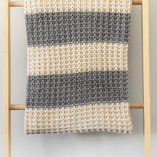 Load image into Gallery viewer, New Moss Stripes Throw