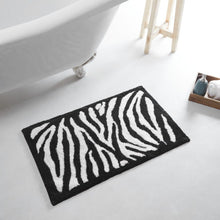 Load image into Gallery viewer, Zebra Bath Mat Set