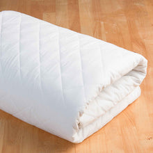 Load image into Gallery viewer, Cotton Polyster Quilted Mattress Pad 18" Drop