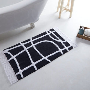 Abstract Bath Mat Set