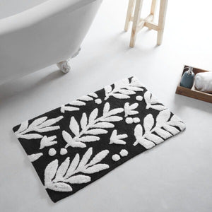 Floral Bath Mat Set