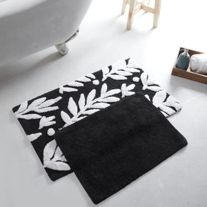 Floral Bath Mat Set