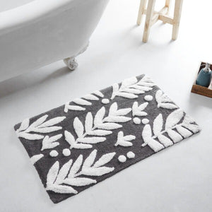 Floral Bath Mat Set