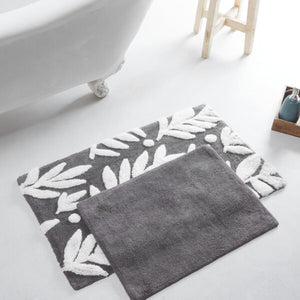 Floral Bath Mat Set