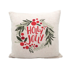 Holly Jolly Accent Pillow