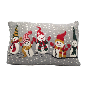 Jolly Snowmen Accent Pillow