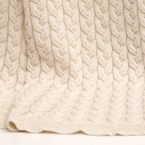 Thick Cable Knit II Throw