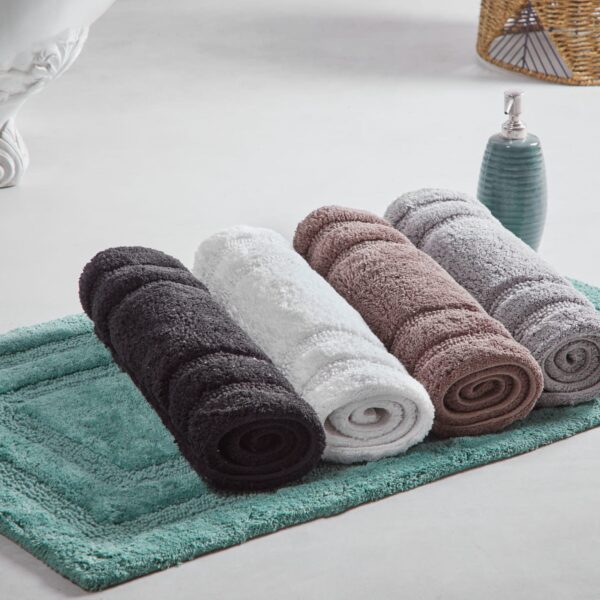 Cotton Racetrack Bath Mat Set