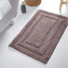 Load image into Gallery viewer, Cotton Racetrack Bath Mat Set
