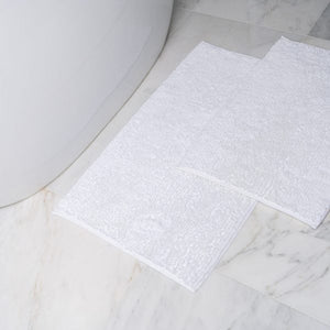 Two Piece Chenille Bath Mat Set