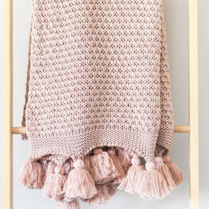 Pearl Knit Throw