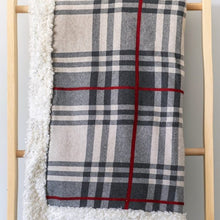 Load image into Gallery viewer, 100% Cotton Sherpa Throw
