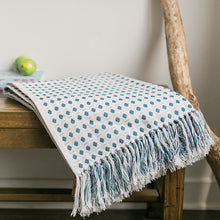 Load image into Gallery viewer, 50” x 65” Cotton Throw With Tassels
