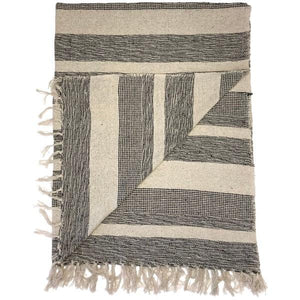 50” x 65” Cotton Throw With Tassels