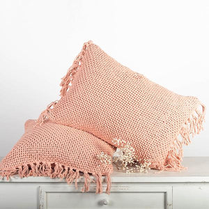 12" x 20" Rectangular Cushion Cover With Tassels