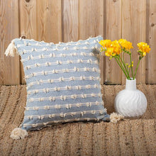 Load image into Gallery viewer, 18&quot; x 18&quot; Cushion Cover With Tassels
