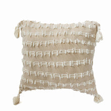 Load image into Gallery viewer, 18&quot; x 18&quot; Cushion Cover With Tassels
