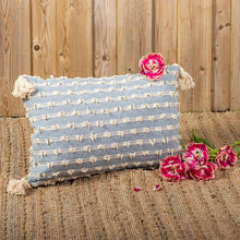 Load image into Gallery viewer, 16&quot; x 24&quot; Rectangular Cushion Cover With Tassels
