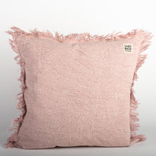 Load image into Gallery viewer, 20&quot; x 20&quot; Stone Washed Cushion Cover, Pink
