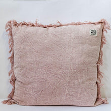 Load image into Gallery viewer, 20&quot; x 20&quot; Stone Washed Cushion Cover, Pink
