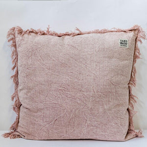 20" x 20" Stone Washed Cushion Cover, Pink