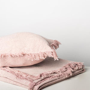 12" x 20" Stone Washed Cushion Cover, Pink