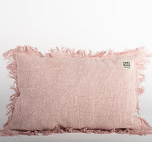 Load image into Gallery viewer, 12&quot; x 20&quot; Stone Washed Cushion Cover, Pink
