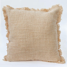 Load image into Gallery viewer, 18&quot; x 18&quot; Cotton Cushion Cover With Fringe
