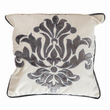 Load image into Gallery viewer, 20&quot; x 20&quot; Cushion Cover With Velvet Applique
