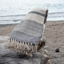 Load image into Gallery viewer, 50” x 70” Cotton Throw With Tassels
