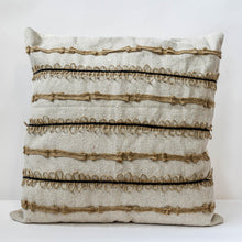 Load image into Gallery viewer, 20&quot; x 20&quot; Cushion Cover With Jute Details
