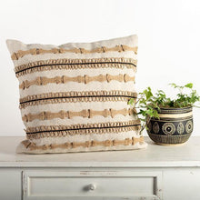 Load image into Gallery viewer, 20&quot; x 20&quot; Cushion Cover With Jute Details
