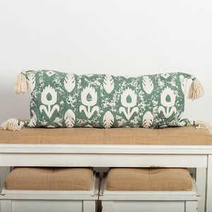 12" x 28" Cushion Cover With Tassels