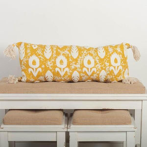 12" x 28" Cushion Cover With Tassels