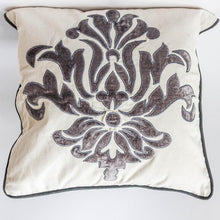 Load image into Gallery viewer, 20&quot; x 20&quot; Cushion Cover With Velvet Applique
