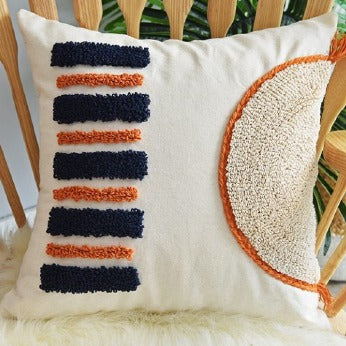 Orange Sunrise Accent Pillow