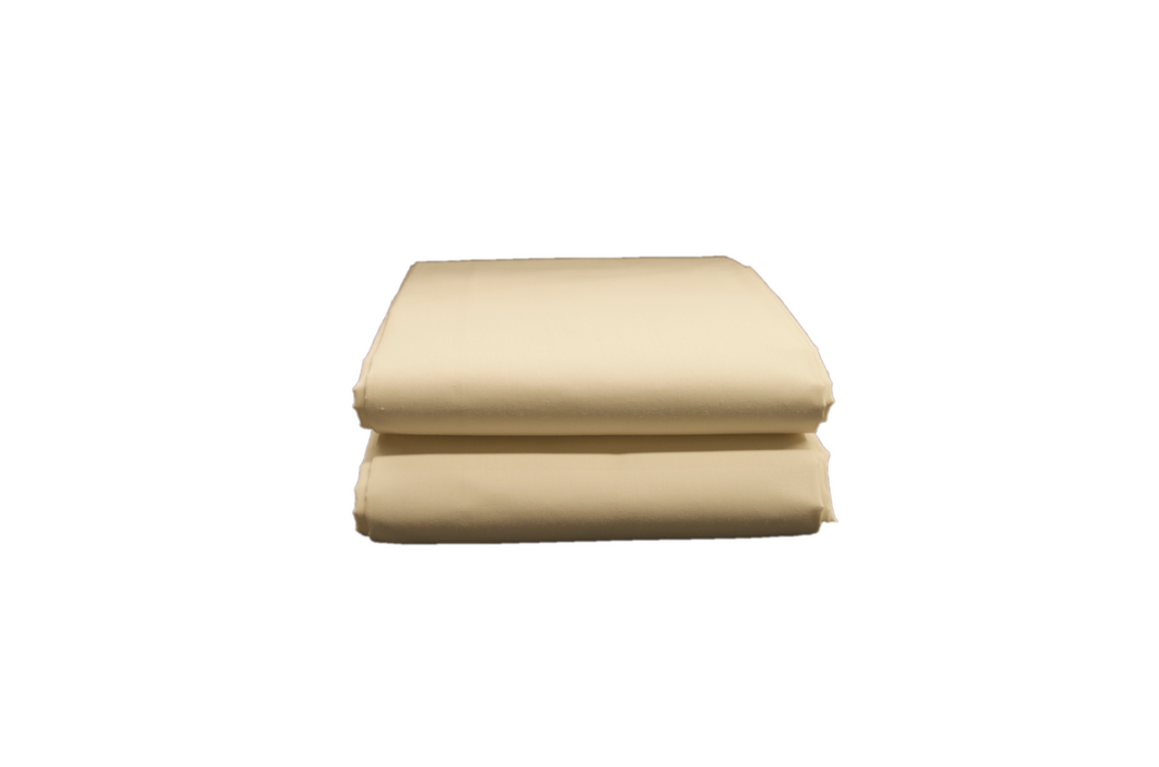 Thomaston T-200 Flat Sheets Double 81x115 in Bone