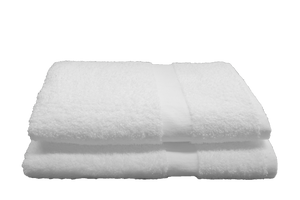 Embassy Bath Towels 27x54 in White, 14 Lb.