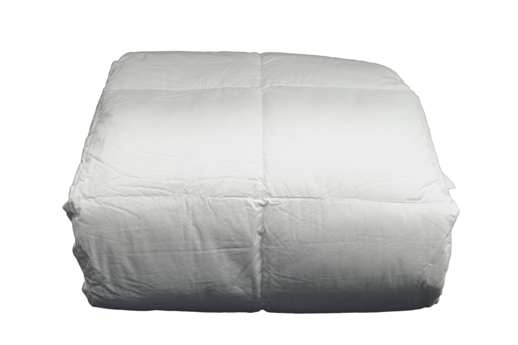 Elegance T-250 Duvets, 100% Cotton, Twin 68x90 in White