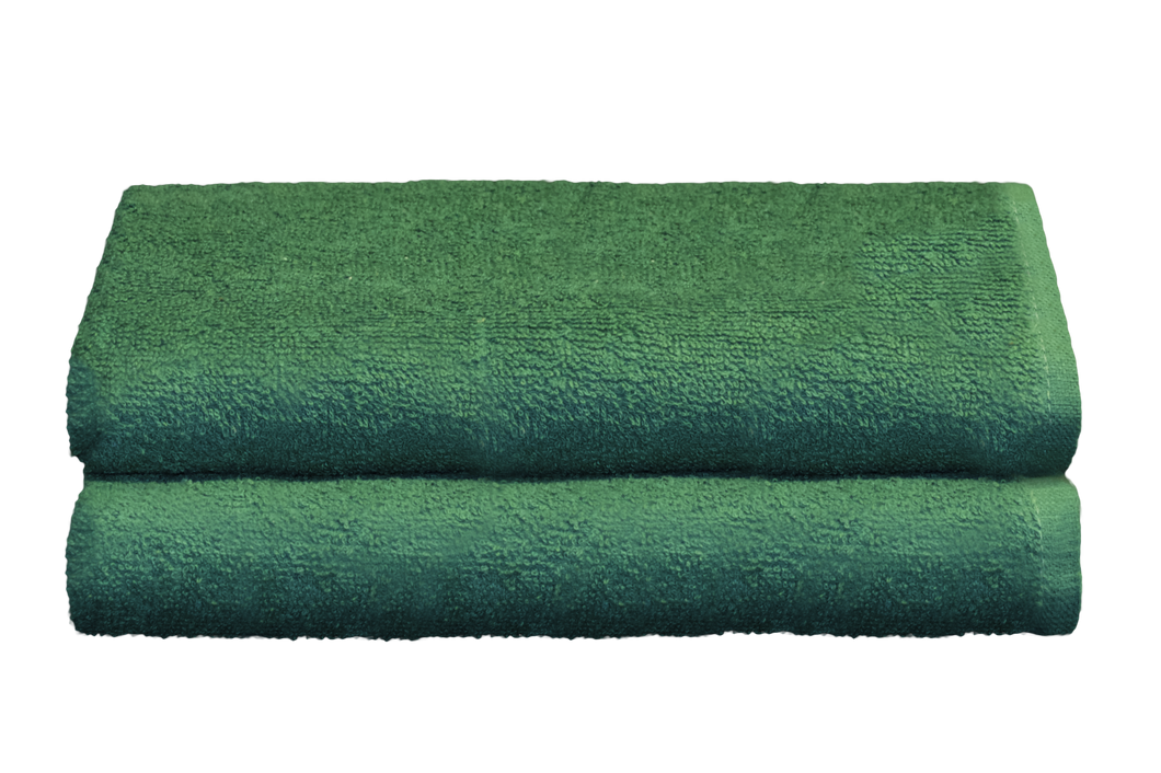 Coloured Pool Towels 22x44 in Hunter Green, 6 Lb.