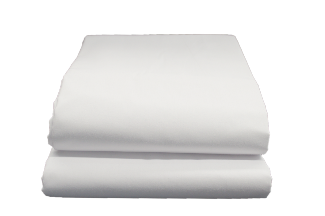 Supertex T-180 Flat Sheets Single 66x104 in White