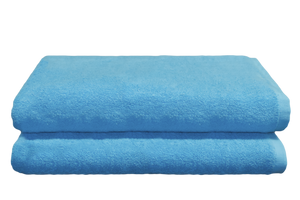 Coloured Pool Towels 30x60 in Blue, 10 Lb.