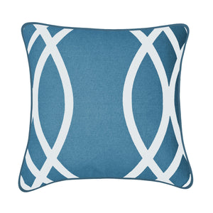 Wilcox Blue Cotton Cushion