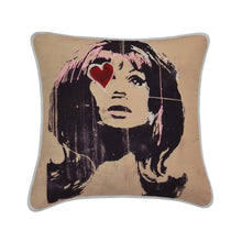 Load image into Gallery viewer, Jessica Gorlicky Woman Heart Cushion

