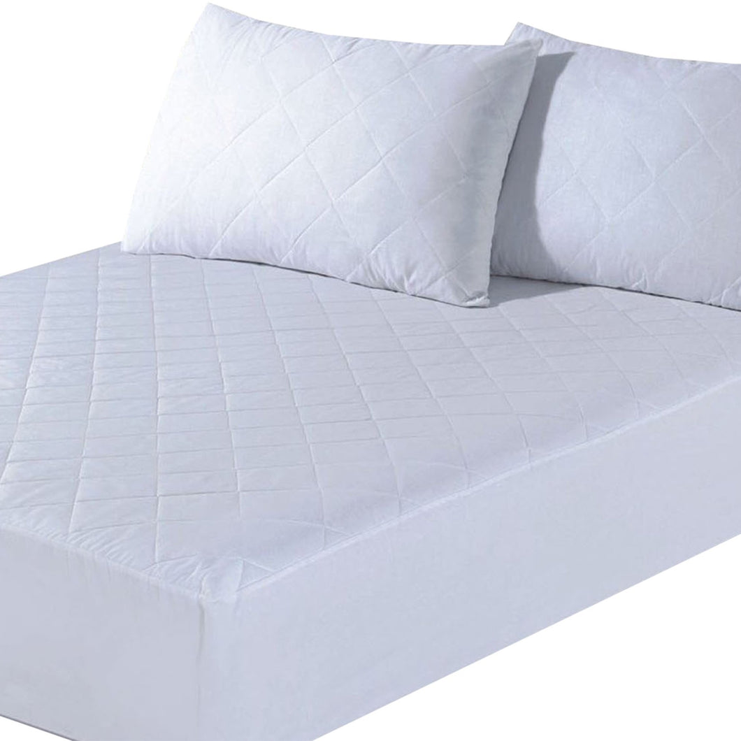Cotton Polyster Quilted Mattress Pad 18