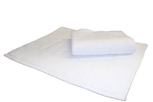 Star Bath Mats 20x30 in White, 7 Lb.